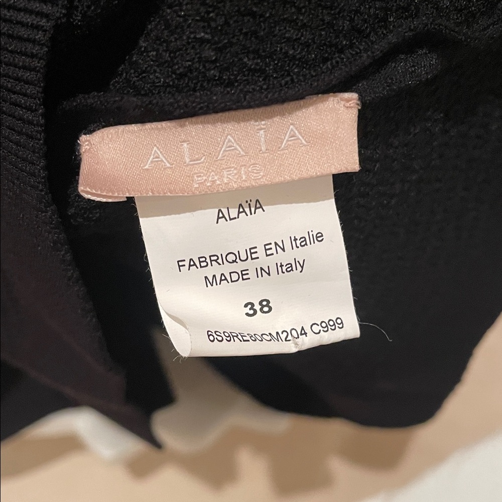 Alaia Black Knit Top - Picture 13 of 16